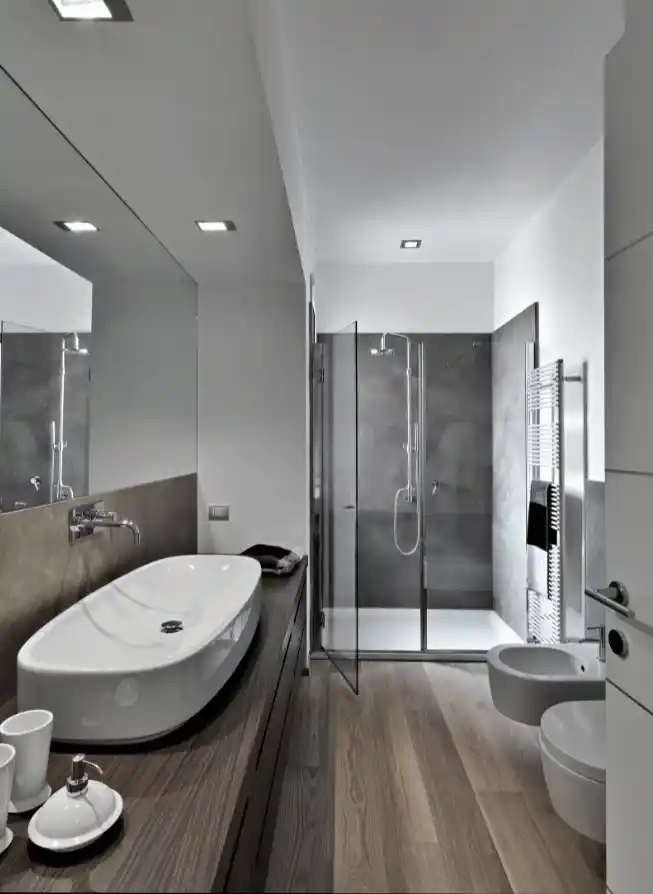 création de salle de bain avec benoit gentric à landerneau